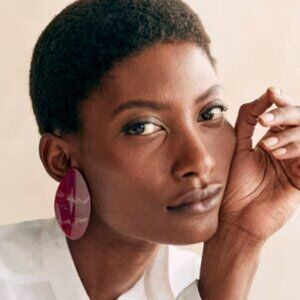 Gary Earrings | Sezane | Plum